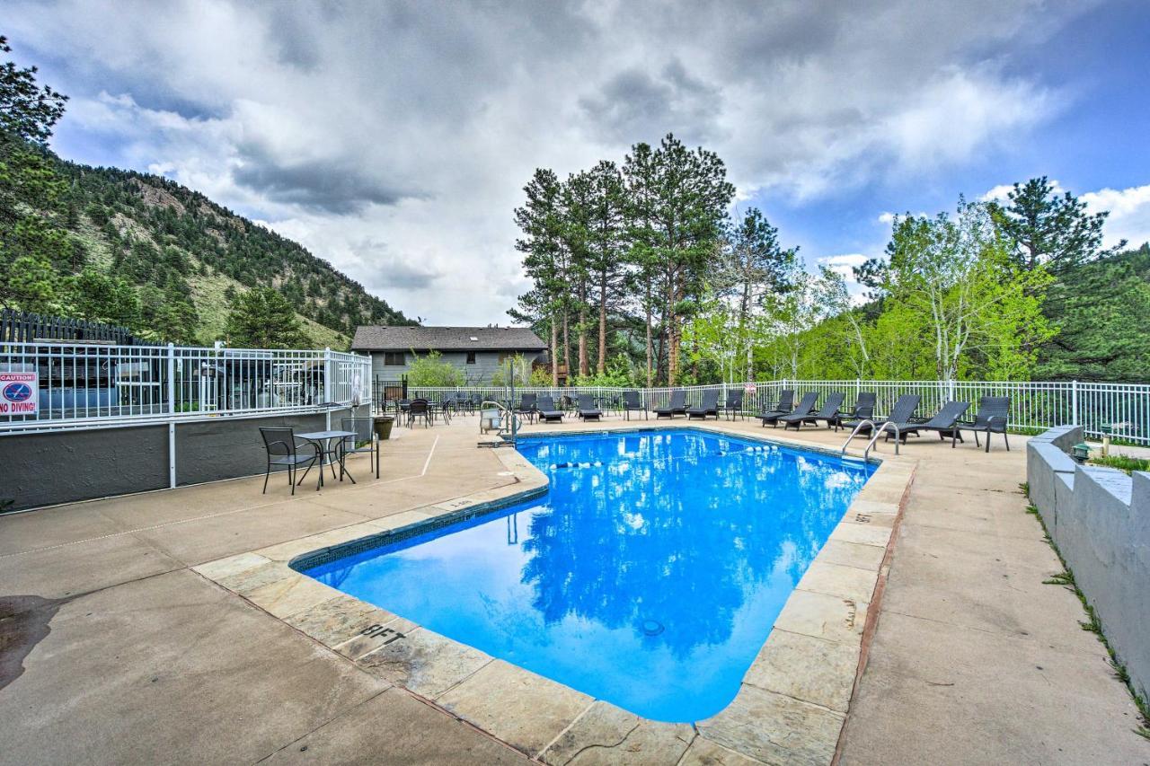 Estes Park Condo Rental Balcony With River Views! Dış mekan fotoğraf