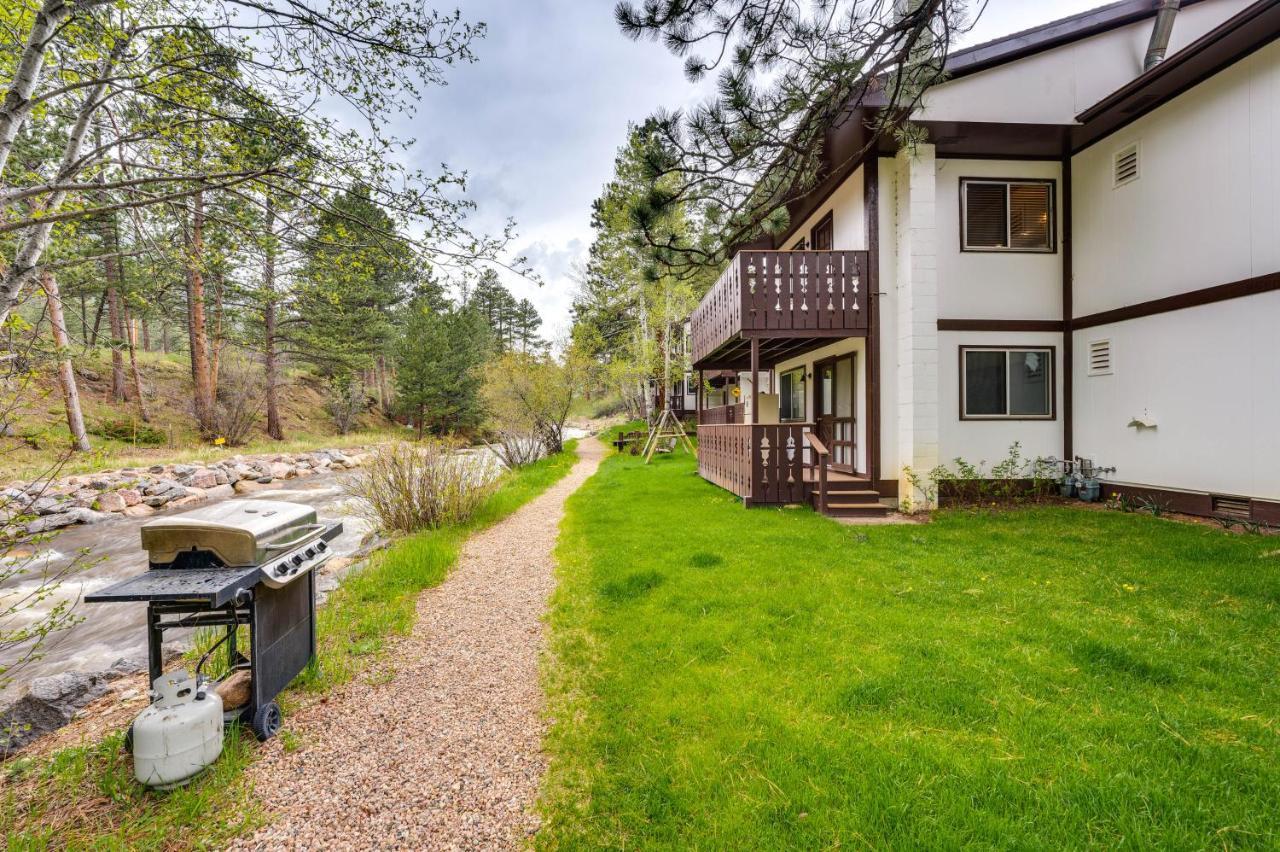 Estes Park Condo Rental Balcony With River Views! Dış mekan fotoğraf