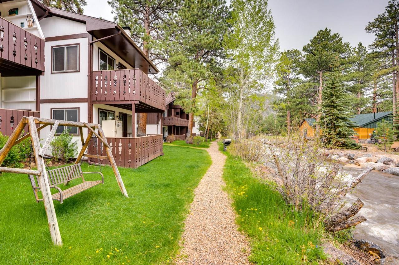 Estes Park Condo Rental Balcony With River Views! Dış mekan fotoğraf