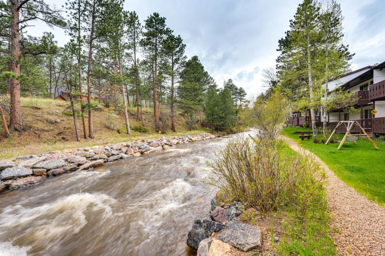 Estes Park Condo Rental Balcony With River Views! Dış mekan fotoğraf
