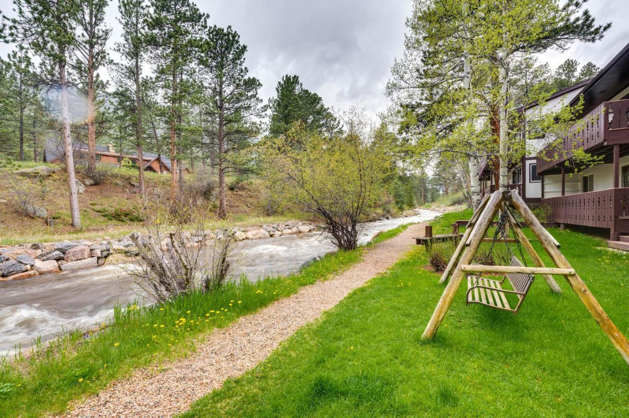 Estes Park Condo Rental Balcony With River Views! Dış mekan fotoğraf