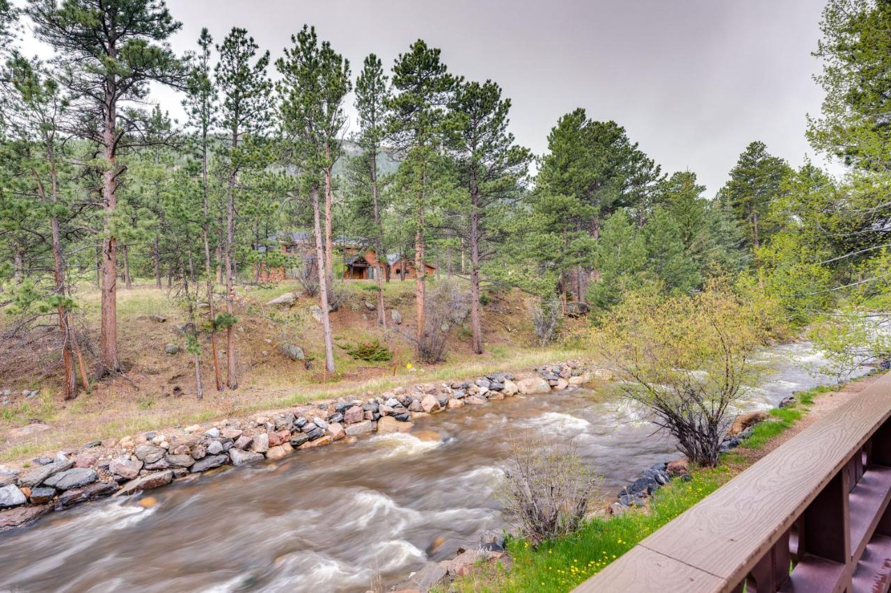 Estes Park Condo Rental Balcony With River Views! Dış mekan fotoğraf